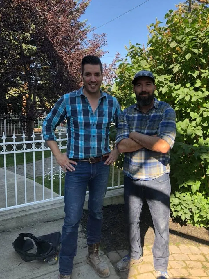 Ryan Nagy with Property Brothers project team